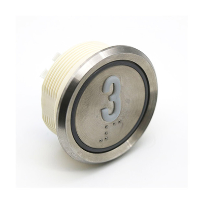 iso Cop Lop Push Countactless Braille Elevator Buttons For Lift Hall Call 1.2 To 4mm Thicknes