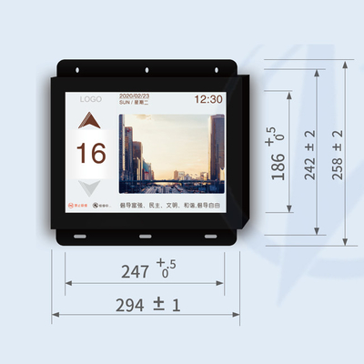 12.1 Inch 24V Tft Color TFT LCD Display Cop Lop Panel ISO9001