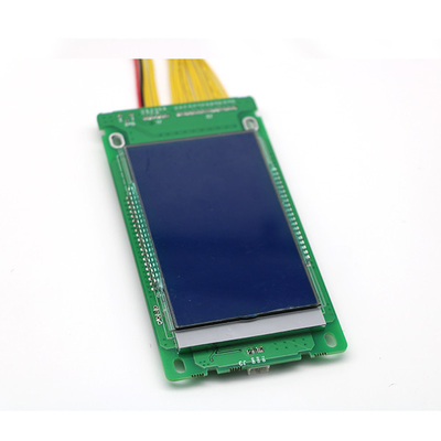 Blue Background White LED Light Parallel Elevator LCD  Floor Indicator For Elevator COP LOP