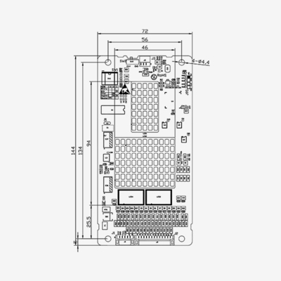 Universal Floor Door Dot Matrix Display Board Landing Operating Panel