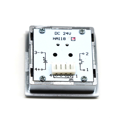 DC24v Square Lift Alarm Button Stainless Steel For Elevator Up Down Push