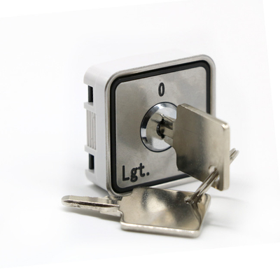 25mm Potensi Parts Elevator Push Button Lock With Key 3 Million Times Life
