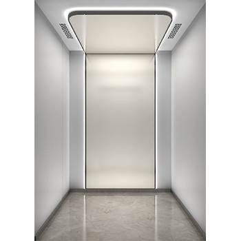 Traction Hairline Stainless Steel Elevator Cabin Small Capacity Home Passenger Lift