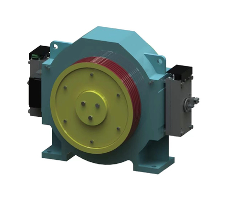 Elevator Draft Gear Permanent Magnet Synchronous Gearless Tractor Lift Traction Machine Cost