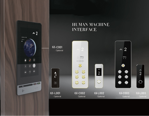 Safe Home Villa Elevator Optional Traction Type Gantry Frame Home Elevator