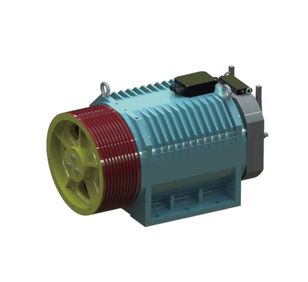 ZFN450 S Dia 480mm Elevator Traction Machine Lift PM Motor Traction Type Elevator Main Engine
