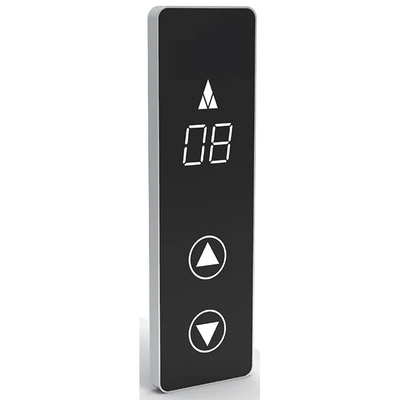 Black Toughened Glass Elevator Touch Lop Panel Classic Lift Part