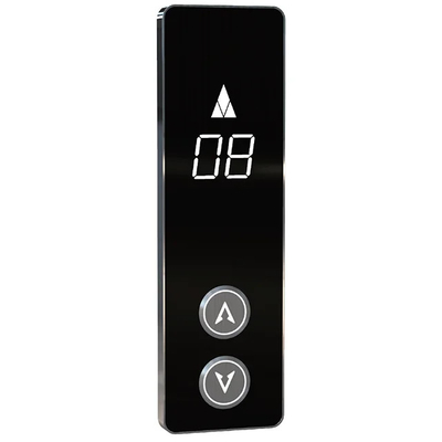 Black Toughened Glass Elevator Touch Lop Panel Classic Lift Part