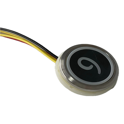 Black Stainless Steel Surface KONE Elevator Button Push Button Elevator Spare Parts