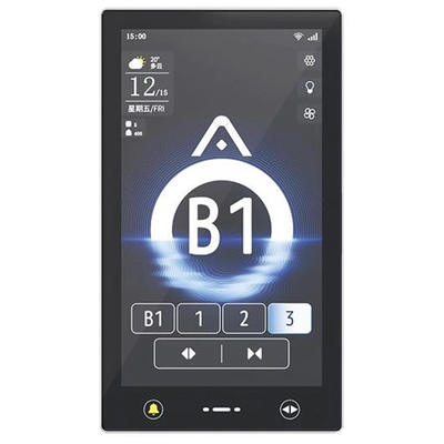 HD Color LED Light  15.6 Inch TFT Display Intelligent Man-Machine Screen Elevator Full Touchscreen Cop Panel