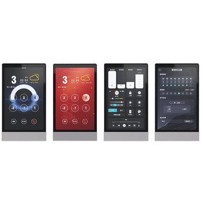 Safety Key Selection Black Vertical Display 10.1 Inch TFT Display Screen Human-Computer Interface Touch Cop Panel For El