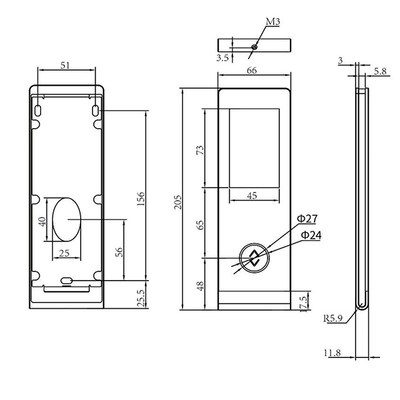 HD Dynamic Background TFT Display Board Elevator Sensitive Touch Lop Panel Lifting Operating Panel