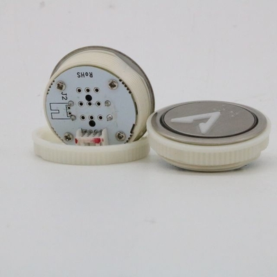 Round 35.6mm Red LED Light Elevator Parts Push Button COP LOP Press Button Lift Push Button On Sale