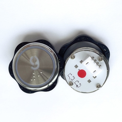 Modern Design Elevator Push Button With DC24V/12V Voltage And Optional Braille