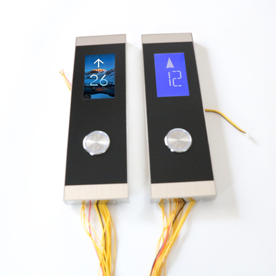 Wall-Mounted SUS Blank Button Lift Car Call Control Panel LCD Display LOP For Elevator Spare Parts