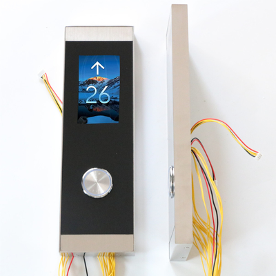Wall-Mounted SUS Blank Button Lift Car Call Control Panel LCD Display LOP For Elevator Spare Parts