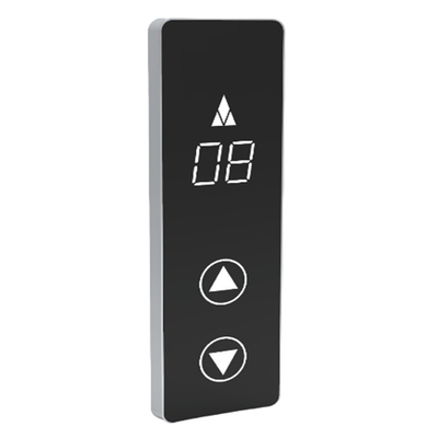 Elevator Control Parts Black Glass Touch LOP For Elevator Lift