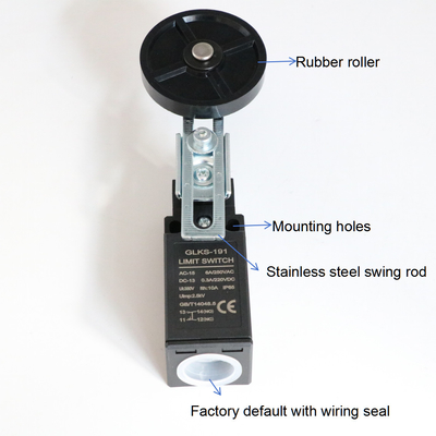 Plastic Big Wheel Silver Contacts Elevator Electrical Limit Travel Switch