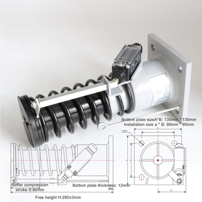 Customized Elevator Oil Buffer Spring Hydraulic Counterweight Energy Dissipation Type for Elevator Safety Device