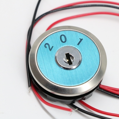 Elevator Lock Button With Key 30mm Size