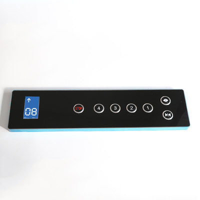 Elevator Button Panel Black Tempered Glass Temple Glass Car Operating Panel