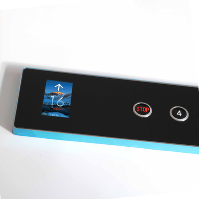 Elevator Button Panel Black Tempered Glass Temple Glass Car Operating Panel