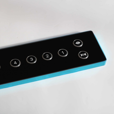 Elevator Button Panel Black Tempered Glass Temple Glass Car Operating Panel