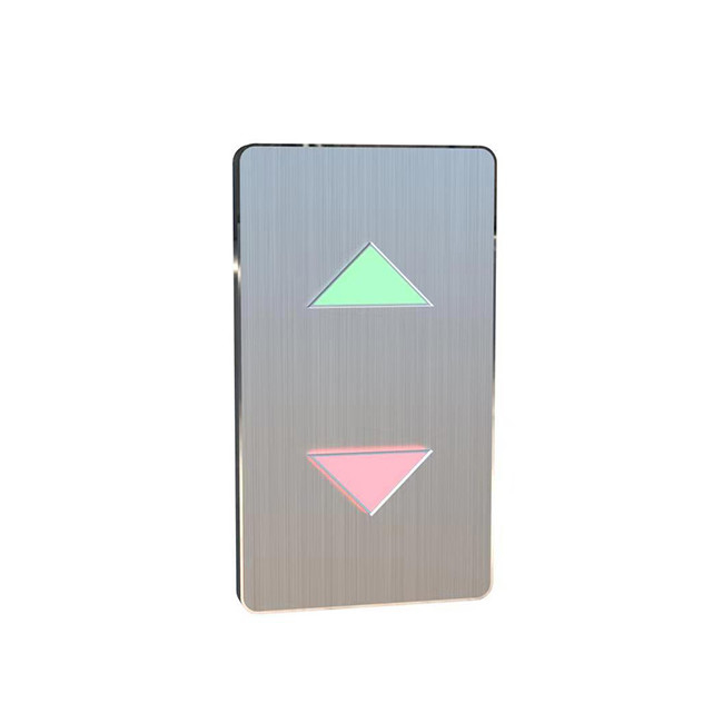 Acrylic Faceplate Lift Hall Lantern Elevator Spare Parts For Shopping Mall