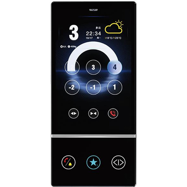 Monarch Communication Protocol Black Screen 10.1 Inch TFT Vertical Display Elevator Lift Touch Cop Screen