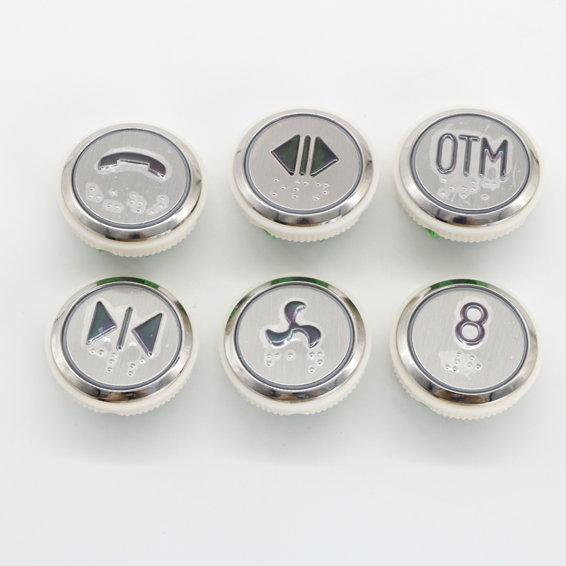 Convenient Elevator Touchless Button DC24V/12V 0-15mm Sensing Distance 2.5-5N Max Operation Pressure