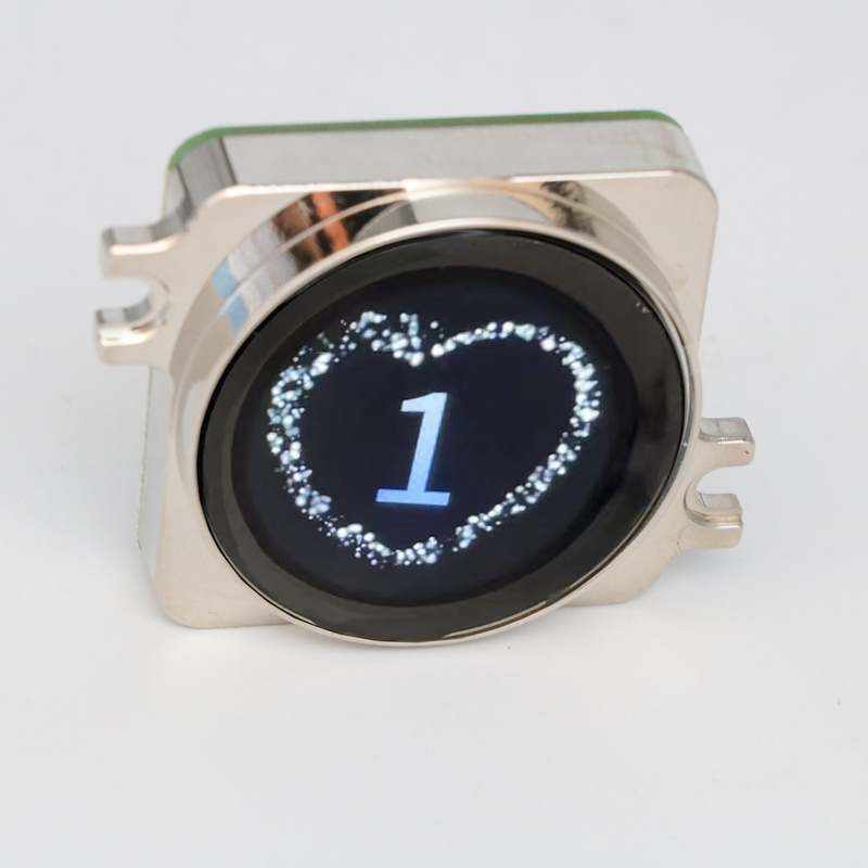 Modern Lift Car COP LOP Panel Touch Button 1.28 Inch LCD Liquid Crystal Screen Elevator Floor Button