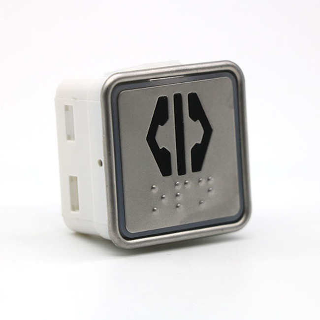 32.5mm Square Elevator Control Buttons Push Call LOP With Braille